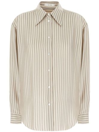 The Row Parave shirt - women - Silk - 6 - Neutrals