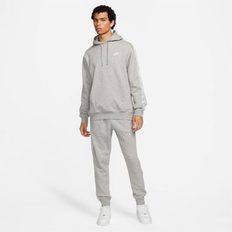 Nike Mens Hooded Long Sleeve Full Track Suit in Dk Grey/White - Size X-Small