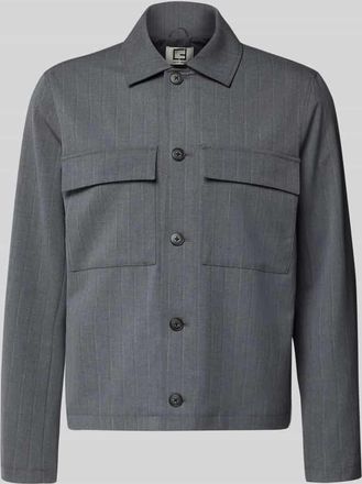 Casual Friday Casual Friday Regular Fit Jacke mit Viskose-Anteil Modell Grahn in Dunkelgrau Melange, Gr&ouml;&szlig;e XXL