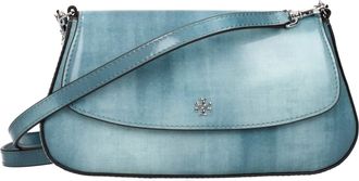 Tory Burch Blue Leather Crossbody Womens Bag