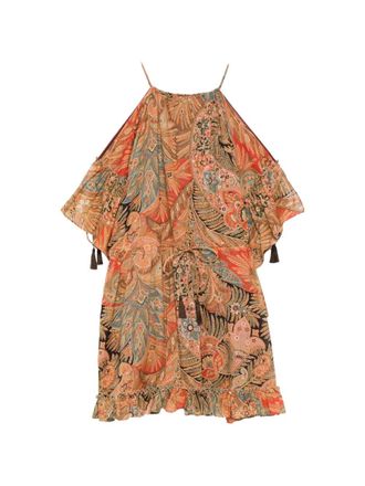 Etro Short Dress With Ruffles And Laces