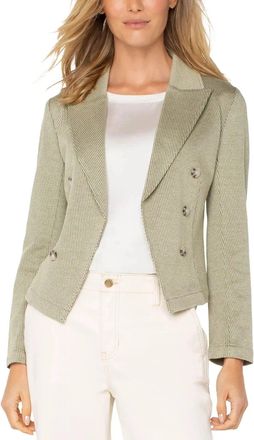 Liverpool L.A. Blazer Womens Artichoke Lofty Denim Open Front DDR2809