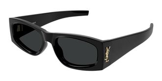 Saint Laurent SL M140/F Asian Fit 001 Womens Sunglasses Black Size 56 - Free RX Lenses - Free RX Lenses