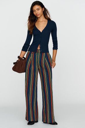 Thinking Mu Cabanon 100% Cotton Striped Pants