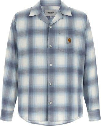 Carhartt Work in Progress Light Blue Loose Checks Shirt