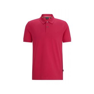 HUGO BOSS Tops, Heren, Roze, M, Katoen, Pallas Polo Shirt