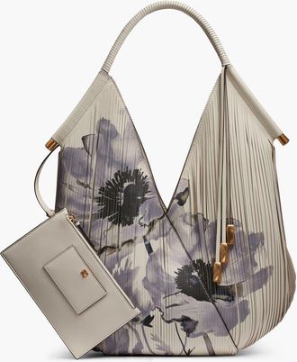 DKNY Baldwin Large Floral Lasercut Shoulder in Bone at Nordstrom