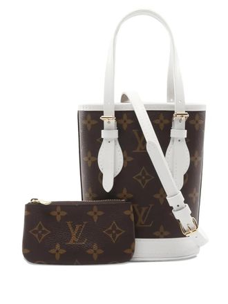 Louis Vuitton Borsa a secchiello in tela con monogramma 2021 - Marrone