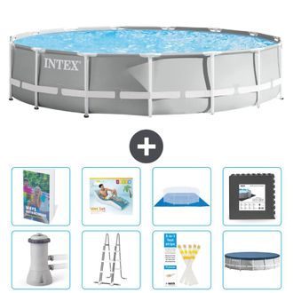 Intex Piscina Prism Frame Redonda - 457x107 Cm - 9-piezas S533
