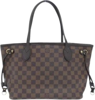 Louis Vuitton Pre-owned Canvas Tote Bag - Dames - Vintage Shopper - Bruin - ONE Size - Vintage