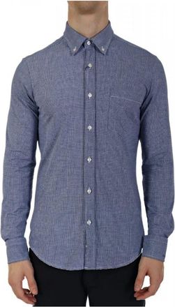 Paul & Shark G32 Shirt - Heren - Casual Overhemden - Blauw - M - Overhemden
