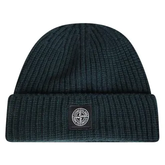Stone Island Accessoires, Heren, Groen, ONE Size, Wol, N100012 Light RWS Geelong Wol Muts