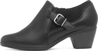 Clarks Emily 2 Darcey Womens Black Leather Shoe - Size 6 UK - Black