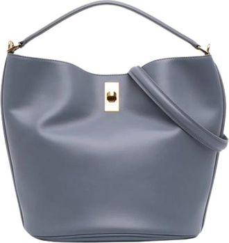 Celine Pre-owned The Bucket 16 - Dames - Vintage Tas - Grijs - ONE Size - Leer - Vintage