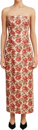 Poss&eacute; Rosalie Strapless Dress In Rose Bud