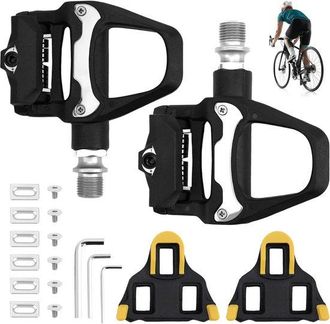 OEM Pedales Allecta Para Bicicleta Antideslizantes Compatibles Con Bicicletas De Carretera, Mtb Y Gravel Rodamientos De Bolas De 9/16 Pulgadas