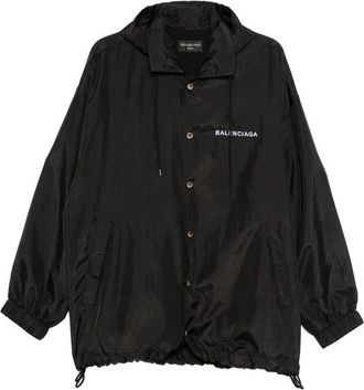 Balenciaga Windbreaker Jacket With Logo