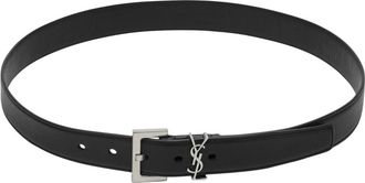 Saint Laurent Stijlvolle riem voor mannen en vrouwen - Dames - Riemen - Zwart - 80 CM - Accessoires