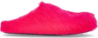 Marni Fussbett Sabot - Dames - Slip ons - Roze - 38 1/2 EU - Leer - Schoenen