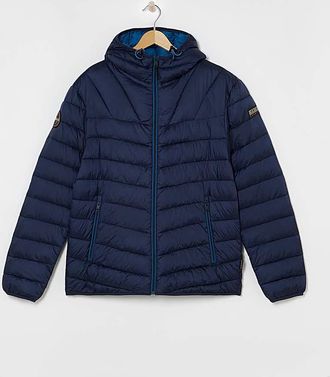 Napapijri Aerons Hooded Coat - Navy