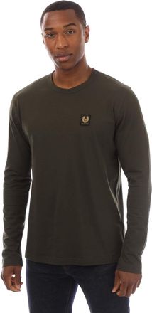 Belstaff Mens Belstaff Long Sleeve T-Shirt in Green