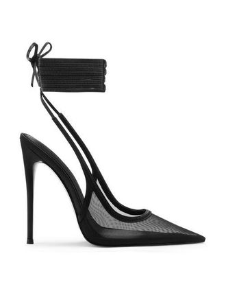 Femme Cobra Lace Up Pump in Black at Nordstrom, Size 12