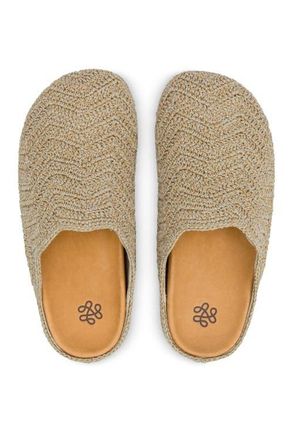 The Sak Bolinas Crochet Ripple Clog in Bamboo Static Ripple at Nordstrom, Size 11