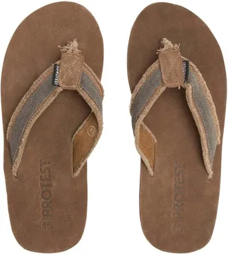 Protest Slipper PROTEST Flip Flop GABONA, Herren, Gr. 46, braun (coconut), Obermaterial: 100% Synthetik synthetic., Schuhe Slipper
