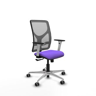 Piqueras y Crespo Silla De Oficina Piqueras Y Crespo Motilla Blanco Soporte Lumbar Ajustable