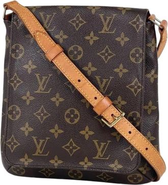 Louis Vuitton Pre-owned Cross Body Bags, female, Brown, Size: ONE SIZE Pre-owned Vintage Monogram Shoulder Bag