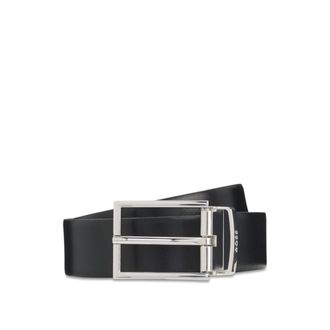 BOSS Reversible belt in Italian leather