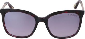 Guess Ladies Purple Geometric Sunglasses GM0756