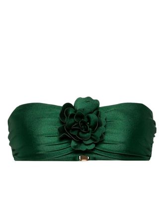 Zimmermann Bikinitop met bloemenpatch - Groen