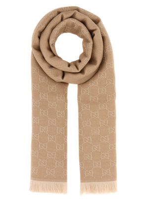 Gucci Embroidered Wool Scarf