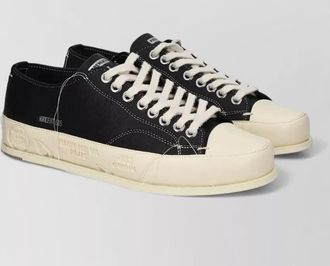 Premiata leather low-top sneakers