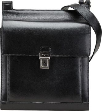 Ferragamo Leather Shoulder Bag (Pre-Owned)