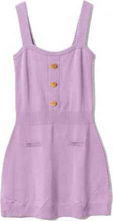Viktor & Rolf Knit Tank Dress - female - Viktor & Rolf - Knitted Dresses - Purple - XS - Dresses