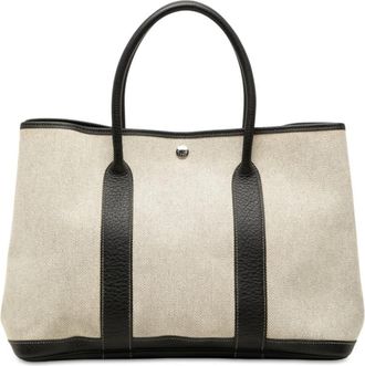 Herm&egrave;s Pre-owned Hermes Toile and Negonda Garden Party 36 Ladies 4M2CHFZLYYMUWSOO