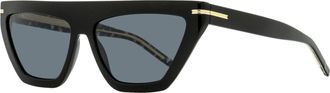 BOSS Boss Womens Brow Line Sunglasses B1609/S 807IR Black 58mm