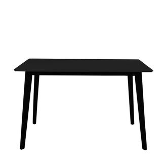Meubles et Design Mesa de comedor para 4 personas de madera - Negro