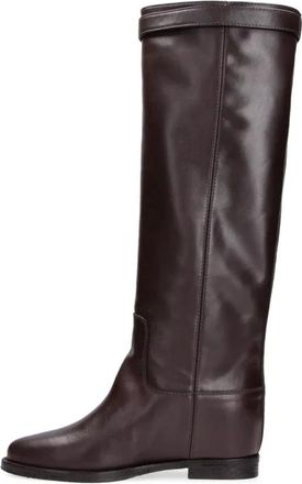 Via Roma 15 Schoenen, Dames, Bruin, 38 EU, Leer, Santa Monica Hoge Laars