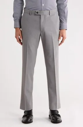 Original Penguin Flat Front Dress Pants in Light Grey at Nordstrom Rack, Size 3232