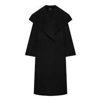Toteme Double-Breasted Coats, female, Black, Size: M Signature Doubl&eacute; Coat