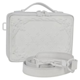 Louis Vuitton Tweedehands Canvas Louis Vuitton tassen - Dames - Pre-owned - Wit - Maat: ONE Size