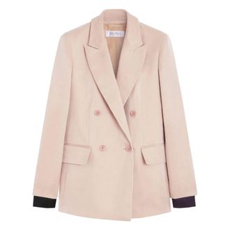 Max Mara Blazers, female, Pink, Size: XS 003 Paper Bag