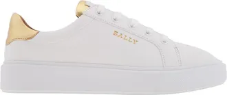 Bally Clarys O Leather Low-Top Sneakers, Brand Size 35.5 ( US Size 5 )