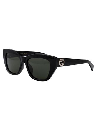 Gucci GG1844SA Acetate Cat-Eye Sunglasses - Black