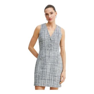 Guess Sadie Jurk - Dames - Korte kleedjes - Blauw - M - Leer - Kleedjes