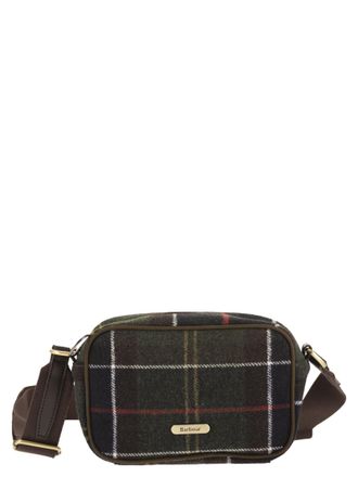 Barbour geruite crossbodytas