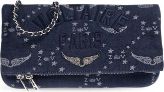 Zadig&Voltaire Cross Body Bags, female, Blue, Size: ONE SIZE Rock Shoulder Bag